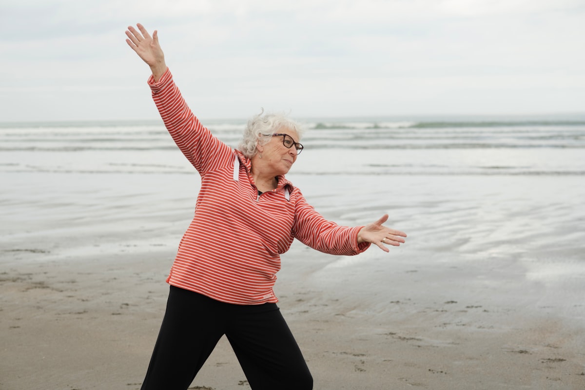 Flexibility enhancement and tension relief through guided stretching sequences